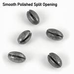 Dr.Fish 100 Pack Oval Split Shot Sinkers
