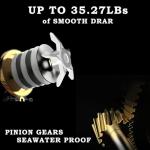 UKIFIRE Carbon Fiber Baitcasting Reel for Trout