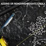 Dr.Fish 100 Pack Oval Split Shot Sinkers