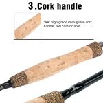 Sougayilang 9ft Portable Fly Fishing Rod 4-Piece