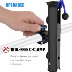 Adjustable Bike Fishing Rod Holder for Various Rides