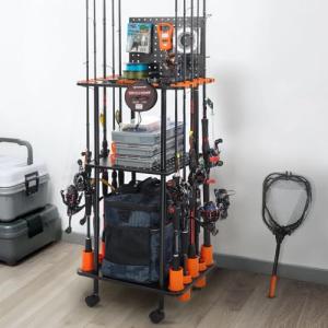 KastKing V10 Mobile Fishing Rod Holder Cart