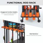 KastKing V10 Mobile Fishing Rod Holder Cart