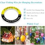 547 yd Monofilament Fishing Line - 0.25mm Clear Nylon