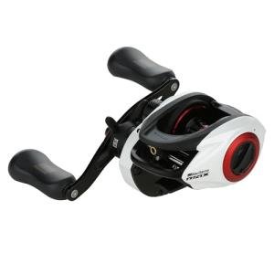 Abu Garcia Max Pro Low Profile Baitcast Fishing Reel, Left, Lightweight Design, Graphite Body and Sideplates, Duragear Brass Gear, Carbon Matrix Drag System