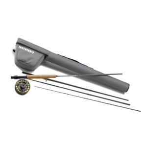 Orvis Clearwater Outfit - Fly Fishing Rod and Reel Combo (8'6" 5-wt) - Balanced, Smooth, and Responsive - Includes Arbor Reel, Fly Line, Backing, 4X Leader & Case