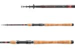 DAIWA Ninja X Tele Spin 706L, 6ft 11in, 0.18-0.71oz, 6 Sections, Spinning Fishing Rod