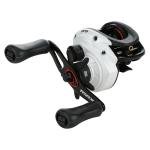 Abu Garcia Max Pro Low Profile Baitcast Fishing Reel, Left, Lightweight Design, Graphite Body and Sideplates, Duragear Brass Gear, Carbon Matrix Drag System