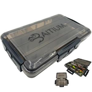 Baitium XTRAseal Waterproof Fishing Tackle Box Organizer, Tackle Boxes With Dividers, Fishing Box, Tacklebox for Fishing, 3600 Tackle Tray 3700, Plastic Storage Organizer, Fishing Gear - 3700