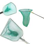 14 inch Fishing Net Replacement Netting Fishing Landing Net Replacement Net for Freshwater Saltwater Fishing Green