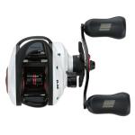 Abu Garcia Max Pro Low Profile Baitcast Fishing Reel, Left, Lightweight Design, Graphite Body and Sideplates, Duragear Brass Gear, Carbon Matrix Drag System