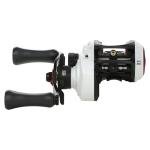 Abu Garcia Max Pro Low Profile Baitcast Fishing Reel, Left, Lightweight Design, Graphite Body and Sideplates, Duragear Brass Gear, Carbon Matrix Drag System