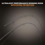 KastKing Zephyr Finesse Fishing Rods – BFS Baitcasting & Spinning Rods, IM6 Graphite, Extra Twin-Tip, 2pc & 3pc Travel Design, Ultra-Light Lure Casting, Stainless Steel Guides with Zirconium Rings