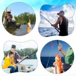 Long Casting Swivel Bell Sinkers Fishing Weights Drop Shot Weights with Swivels Fishing Lead Sinker 1/2oz 3/4oz 1oz 2oz 3oz(1/2oz-10pcs)