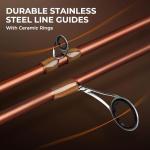 KastKing Brent Chapman Baitcasting Reel and Rod Combo, Tailored Tackle Kits, Pre-spooled Design, IM6 Graphite 2Pc Blanks, 5 + 1 Ball Bearings, Aluminum Oxide Ringed Stainless Steel Guides, EVA Handles