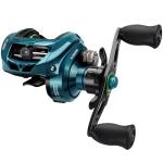 Piscifun Torrent Lite Ultra-Light Baitcasting Reel, 5.5 oz Carbon Body, 7.1:1 Gear Ratio, Low Profile 40mm Design, Smooth & Easy Control Fishing Reel for Bass, Creeks & Freshwater, Left, Teal