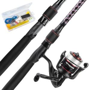 KastKing Brutus Spinning Fishing Reel Combo - 2Pc Blanks, 7'0" MH 4000 Reel