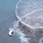 Aneneiceera Vintage Moon Pendant Necklace Transparent Invisible Chain Necklaces Silver Crescent Choker Necklaces Fishing Line Necklace Chain Jewelry for Women (Moon)