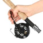 Semi-Automatic Fly Reel with Adjustable Drag Quick Spool Removal Made of CNC Machined Aluminum for Freshwater Lake River Trout Fly Fishing