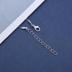 Aneneiceera Vintage Moon Pendant Necklace Transparent Invisible Chain Necklaces Silver Crescent Choker Necklaces Fishing Line Necklace Chain Jewelry for Women (Moon)