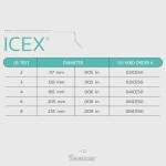 Seaguar IceX 100% Fluorocarbon Fishing Line , Abrasion Resistance, Made for Hard Water 3lbs, 50yds Break Strength/Length - 03ICE50