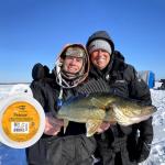 Seaguar IceX 100% Fluorocarbon Fishing Line , Abrasion Resistance, Made for Hard Water 3lbs, 50yds Break Strength/Length - 03ICE50