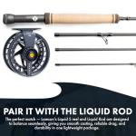 LAMSON | Liquid S-Series Size -7+ Fly Fishing Reel 3 Pack | All-Water | 1 Reel & 2 Bonus Spools + Carrying Case | Large Arbor Powerful Sealed Drag, Pressure Cast Aluminum | Daybreak | 6wt 7wt 8wt Size