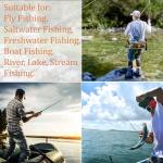 Fly Fishing Landing Net Soft Rubber Mesh Trout Fishing Net, Rubber Coated Landing Nets for Easy Catch and Release