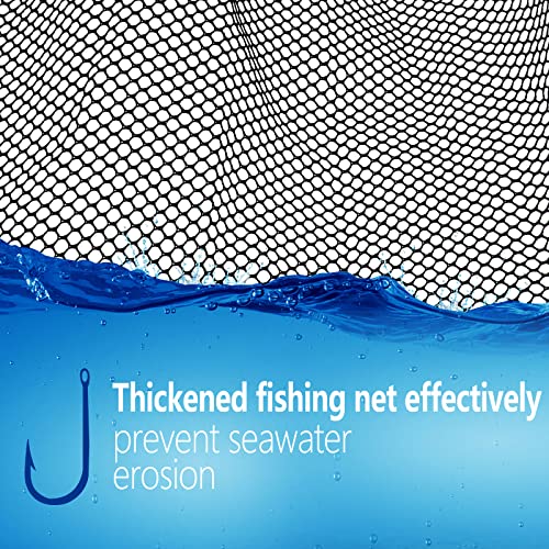 Collapsible Telescopic Fishing Landing Net - 51" Black