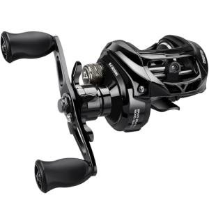 Piscifun Torrent Lite Ultra-Light Baitcasting Reel, 5.5 oz Carbon Body, 7.1:1 Gear Ratio, Low Profile 40mm Design, Smooth & Easy Control Fishing Reel for Bass, Creeks & Freshwater, Right, Black