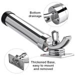 NovelBee 4pcs Fishing Rod Holders,360 Degree Adjustable Outrigger Rod Holder,Deck Mount 316 Stainless Steel Rod Pod Rack for Marine Boat Yacht