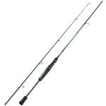 One Bass Fishing Rod, Lightweight Graphite Spinning & Casting Rod with Super Polymer Handle-Green Spinning Rod-7'0"