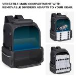 WANOON 45L Fishing Tackle Backpack with Rod Holders