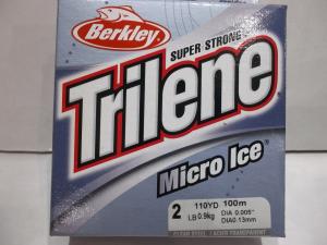 Berkley Trilene Micro Ice Monofilament Fishing Line 110yd