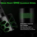 KastKing Zephyr Spinning Reel Green Size 1000,Light to 5.6oz, 6+1BB Smooth Powerful Fishing Reel, Fresh&Saltwater Fishing Reel, Oversized Stainless Steel Main Shaft