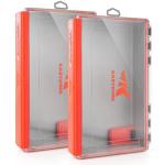 KastKing HyperSeal Waterproof Tackle Box, 3700 Deep Tackle Trays, Fishing Tackle Box Organizer With Exterior Stickers, Fishing Gear & Fishing Accessories Storage