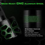 KastKing Zephyr Spinning Reel Green Size 3000,Light to 5.6oz, 7+1BB Smooth Powerful Fishing Reel, Fresh&Saltwater Fishing Reel, Oversized Stainless Steel Main Shaft