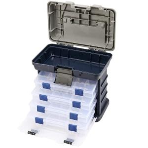 SINJEUN 4 Layer Portable Fishing Tackle Box
