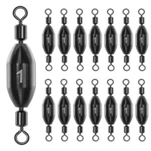 Brass Fishing Weights with Swivel - 15pcs