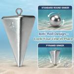 Pyramid Sinkers Kit for Surf Fishing