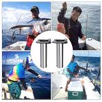 Stainless Steel Fishing Rod Holders with Rubber Cap