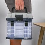 SINJEUN 4 Layer Portable Fishing Tackle Box