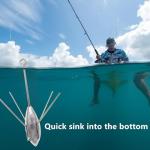 5-Pack Sputnik Sinker Weights for Fishing