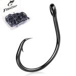 25 High Carbon Catfish Circle Hooks Size 1#