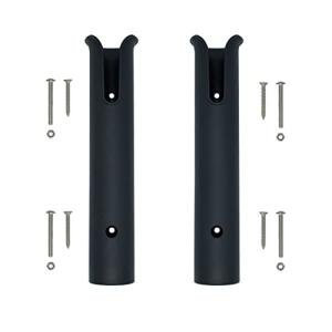 Black Wall-Mounted Fishing Rod Holder Rack