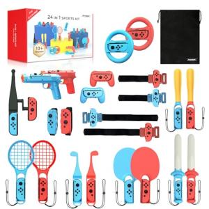 24-in-1 Fishing Game Accessories Bundle for Switch