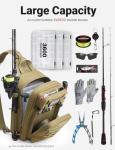 Piscifun Lightweight Fishing Tackle Sling Bag