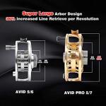 Maxcatch AVID PRO Fly Fishing Reel - Gold 5/7wt