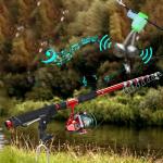 Aluminum Fishing Rod Holder 2 Pack with Bells