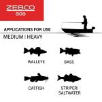 Zebco 808 Fishing Rod and Reel Combo, 7-Foot